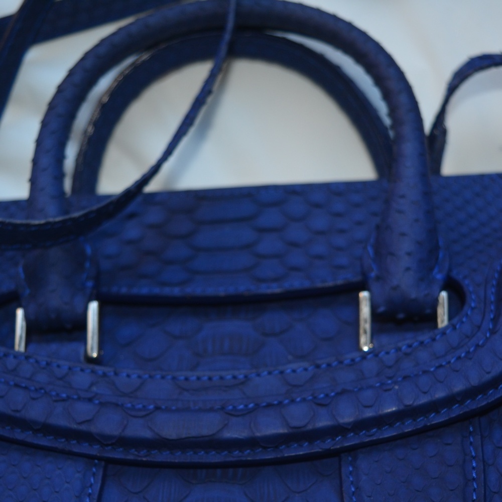 NWT Alexander McQueen Python Heroine Bag - Picture 8 of 11